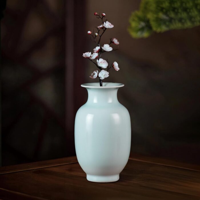 KAMMAK Colored Ceramic Vase, Beautiful Hand-Painted Decorative Vase, Modern Art Porcelain Vase for Flower Mantle Dining Table Centerpiece, Entryway Living Room Wedding...