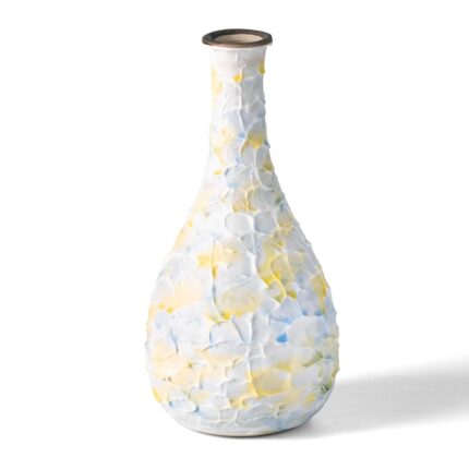 KAMMAK Colored Ceramic Vase, Beautiful Hand-Painted Decorative Vase, Modern Art Porcelain Vase for Flower Mantle Dining Table Centerpiece, Entryway Living Room Wedding...