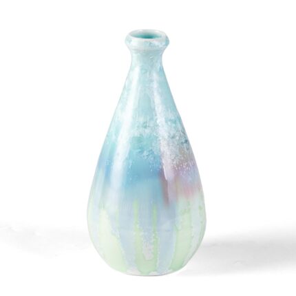 KAMMAK Colored Ceramic Vase, Beautiful Hand-Painted Decorative Vase, Modern Art Porcelain Vase for Flower Mantle Dining Table Centerpiece, Entryway Living Room Wedding...