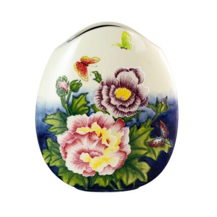 KAMMAK Colored Ceramic Vase, Beautiful Hand-Painted Decorative Vase, Modern Art Porcelain Vase for Flower Mantle Dining Table Centerpiece, Entryway Living Room Wedding...