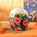 KAMMAK Colored Ceramic Vase, Beautiful Hand-Painted Decorative Vase, Modern Art Porcelain Vase for Flower Mantle Dining Table Centerpiece, Entryway Living Room Wedding...