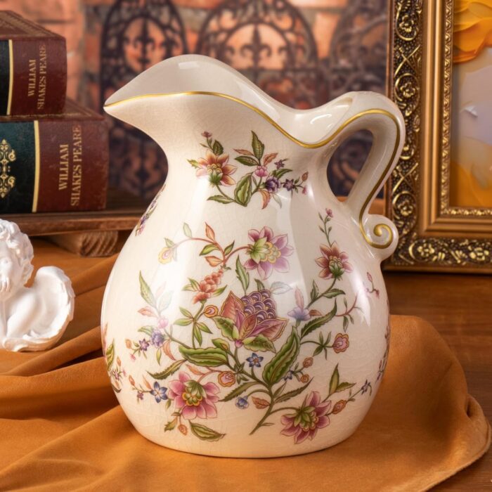 KAMMAK Colored Ceramic Vase, Beautiful Hand-Painted Decorative Vase, Modern Art Porcelain Vase for Flower Mantle Dining Table Centerpiece, Entryway Living Room Wedding...