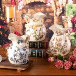 KAMMAK Colored Ceramic Vase, Beautiful Hand-Painted Decorative Vase, Modern Art Porcelain Vase for Flower Mantle Dining Table Centerpiece, Entryway Living Room Wedding...