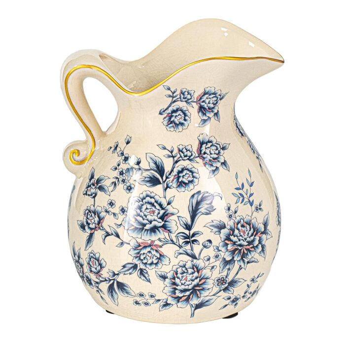KAMMAK Colored Ceramic Vase, Beautiful Hand-Painted Decorative Vase, Modern Art Porcelain Vase for Flower Mantle Dining Table Centerpiece, Entryway Living Room Wedding...