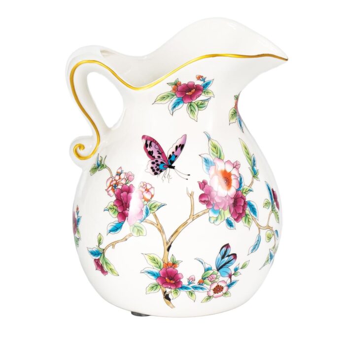 KAMMAK Colored Ceramic Vase, Beautiful Hand-Painted Decorative Vase, Modern Art Porcelain Vase for Flower Mantle Dining Table Centerpiece, Entryway Living Room Wedding...