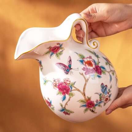 KAMMAK Colored Ceramic Vase, Beautiful Hand-Painted Decorative Vase, Modern Art Porcelain Vase for Flower Mantle Dining Table Centerpiece, Entryway Living Room Wedding...