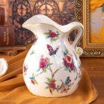 KAMMAK Colored Ceramic Vase, Beautiful Hand-Painted Decorative Vase, Modern Art Porcelain Vase for Flower Mantle Dining Table Centerpiece, Entryway Living Room Wedding...
