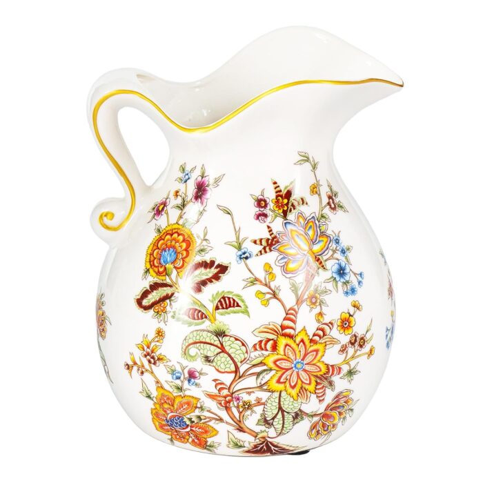 KAMMAK Colored Ceramic Vase, Beautiful Hand-Painted Decorative Vase, Modern Art Porcelain Vase for Flower Mantle Dining Table Centerpiece, Entryway Living Room Wedding...