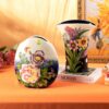 KAMMAK 8HPYZF011 ceramic vase styled home decor setting image 5