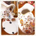 KAMMAK Colored Ceramic Vase, Beautiful Hand-Painted Decorative Vase, Modern Art Porcelain Vase for Flower Mantle Dining Table Centerpiece, Entryway Living Room Wedding...