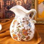 KAMMAK Colored Ceramic Vase, Beautiful Hand-Painted Decorative Vase, Modern Art Porcelain Vase for Flower Mantle Dining Table Centerpiece, Entryway Living Room Wedding...