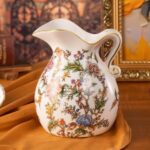 KAMMAK Colored Ceramic Vase, Beautiful Hand-Painted Decorative Vase, Modern Art Porcelain Vase for Flower Mantle Dining Table Centerpiece, Entryway Living Room Wedding...