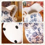 KAMMAK Colored Ceramic Vase, Beautiful Hand-Painted Decorative Vase, Modern Art Porcelain Vase for Flower Mantle Dining Table Centerpiece, Entryway Living Room Wedding...