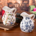 KAMMAK Colored Ceramic Vase, Beautiful Hand-Painted Decorative Vase, Modern Art Porcelain Vase for Flower Mantle Dining Table Centerpiece, Entryway Living Room Wedding...