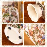 KAMMAK Colored Ceramic Vase, Beautiful Hand-Painted Decorative Vase, Modern Art Porcelain Vase for Flower Mantle Dining Table Centerpiece, Entryway Living Room Wedding...