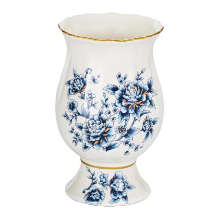 KAMMAK Colored Ceramic Vase, Beautiful Hand-Painted Decorative Vase, Modern Art Porcelain Vase for Flower Mantle Dining Table Centerpiece, Entryway Living Room Wedding...