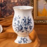 KAMMAK Colored Ceramic Vase, Beautiful Hand-Painted Decorative Vase, Modern Art Porcelain Vase for Flower Mantle Dining Table Centerpiece, Entryway Living Room Wedding...