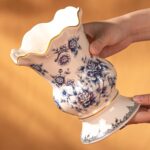 KAMMAK Colored Ceramic Vase, Beautiful Hand-Painted Decorative Vase, Modern Art Porcelain Vase for Flower Mantle Dining Table Centerpiece, Entryway Living Room Wedding...
