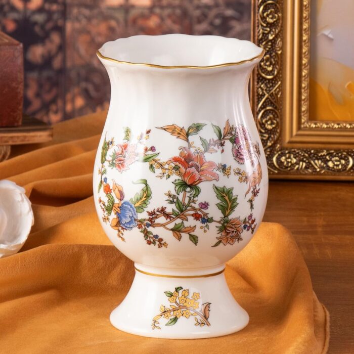 KAMMAK Colored Ceramic Vase, Beautiful Hand-Painted Decorative Vase, Modern Art Porcelain Vase for Flower Mantle Dining Table Centerpiece, Entryway Living Room Wedding...