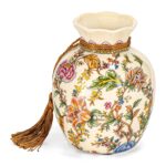 KAMMAK Colored Ceramic Vase, Beautiful Hand-Painted Decorative Vase, Modern Art Porcelain Vase for Flower Mantle Dining Table Centerpiece, Entryway Living Room Wedding...