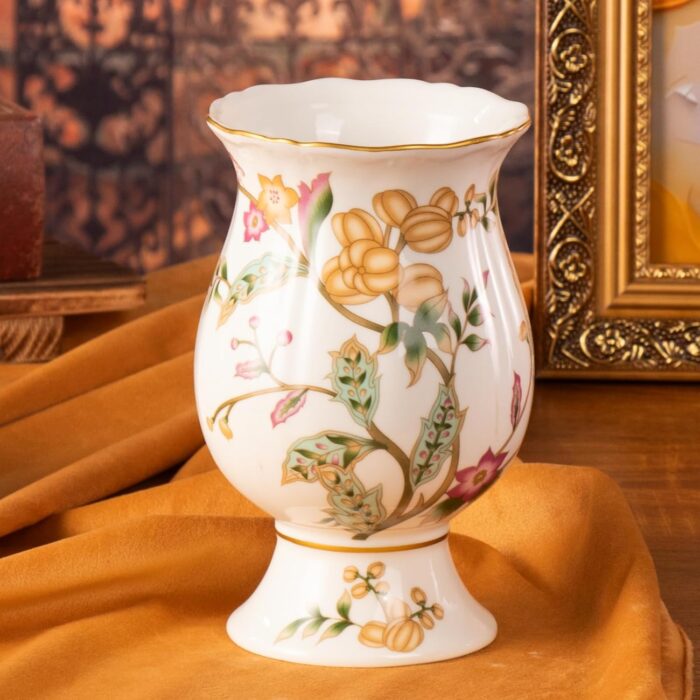KAMMAK Colored Ceramic Vase, Beautiful Hand-Painted Decorative Vase, Modern Art Porcelain Vase for Flower Mantle Dining Table Centerpiece, Entryway Living Room Wedding...