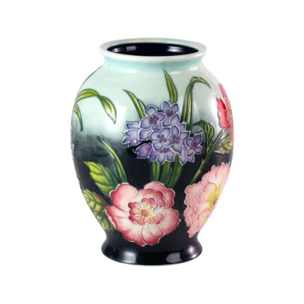 KAMMAK Colored Ceramic Vase, Beautiful Hand-Painted Decorative Vase, Modern Art Porcelain Vase for Flower Mantle Dining Table Centerpiece, Entryway Living Room Wedding...