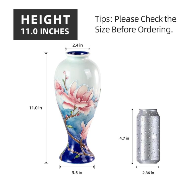 KAMMAK 8HPYZF022 ceramic vase front view in product description