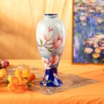 KAMMAK Colored Ceramic Vase, Beautiful Hand-Painted Decorative Vase, Modern Art Porcelain Vase for Flower Mantle Dining Table Centerpiece, Entryway Living Room Wedding...