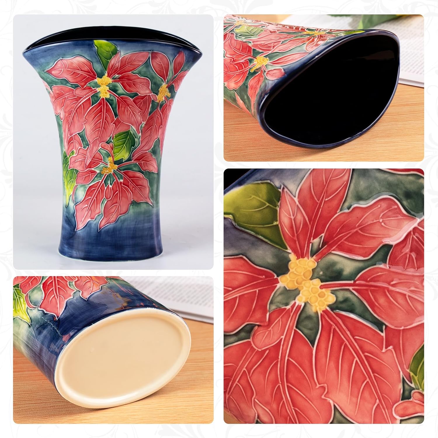 KAMMAK 8HPYZF026 ceramic vase detail image 3 in product description