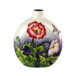 KAMMAK Colored Ceramic Vase, Beautiful Hand-Painted Decorative Vase, Modern Art Porcelain Vase for Flower Mantle Dining Table Centerpiece, Entryway Living Room Wedding...