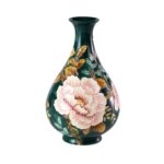 KAMMAK Colored Ceramic Vase, Beautiful Hand-Painted Decorative Vase, Modern Art Porcelain Vase for Flower Mantle Dining Table Centerpiece, Entryway Living Room Wedding...