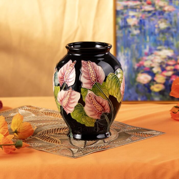 KAMMAK Colored Ceramic Vase, Beautiful Hand-Painted Decorative Vase, Modern Art Porcelain Vase for Flower Mantle Dining Table Centerpiece, Entryway Living Room Wedding...