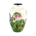 KAMMAK Colored Ceramic Vase, Beautiful Hand-Painted Decorative Vase, Modern Art Porcelain Vase for Flower Mantle Dining Table Centerpiece, Entryway Living Room Wedding...