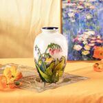 KAMMAK Colored Ceramic Vase, Beautiful Hand-Painted Decorative Vase, Modern Art Porcelain Vase for Flower Mantle Dining Table Centerpiece, Entryway Living Room Wedding...