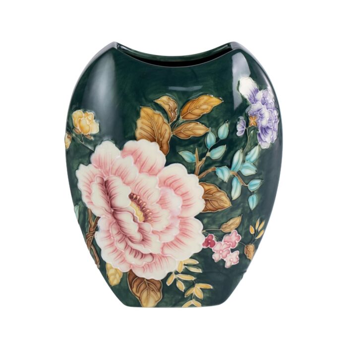 KAMMAK Colored Ceramic Vase, Beautiful Hand-Painted Decorative Vase, Modern Art Porcelain Vase for Flower Mantle Dining Table Centerpiece, Entryway Living Room Wedding...