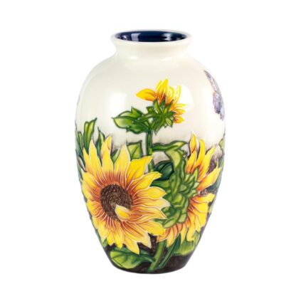 KAMMAK Colored Ceramic Vase, Beautiful Hand-Painted Decorative Vase, Modern Art Porcelain Vase for Flower Mantle Dining Table Centerpiece, Entryway Living Room Wedding...