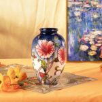 KAMMAK Colored Ceramic Vase, Beautiful Hand-Painted Decorative Vase, Modern Art Porcelain Vase for Flower Mantle Dining Table Centerpiece, Entryway Living Room Wedding...