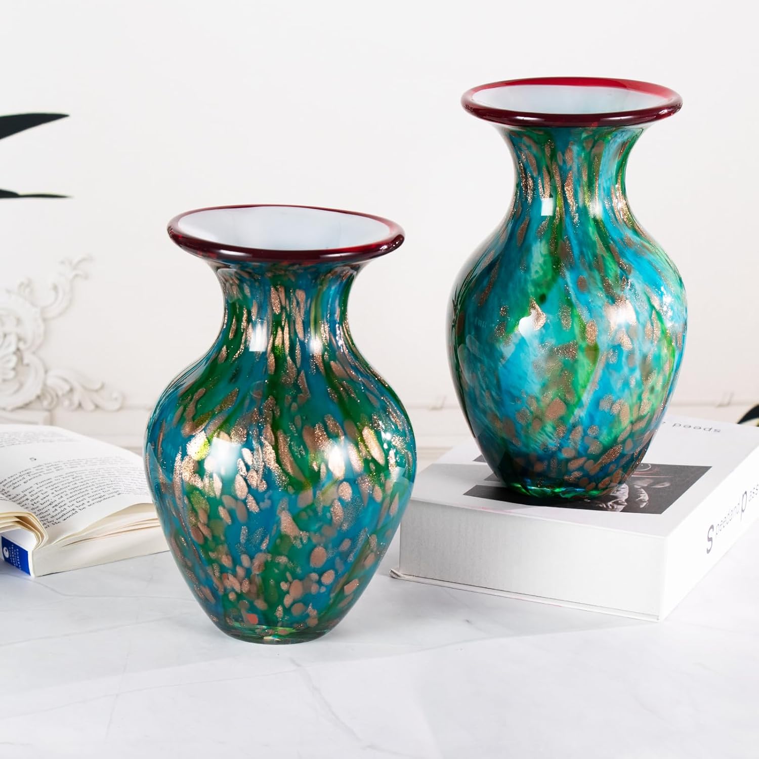 KAMMAK 8HPFH02075 glass vase detail image 2 in product description