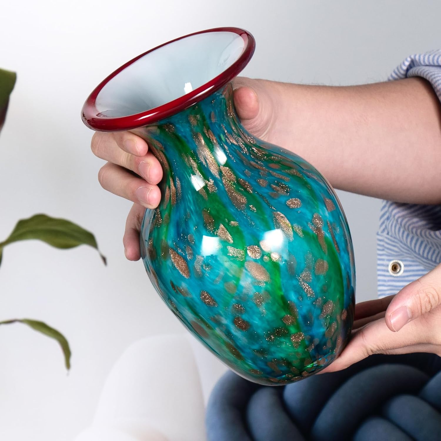 KAMMAK 8HPFH02075 glass vase detail image 4 in product description