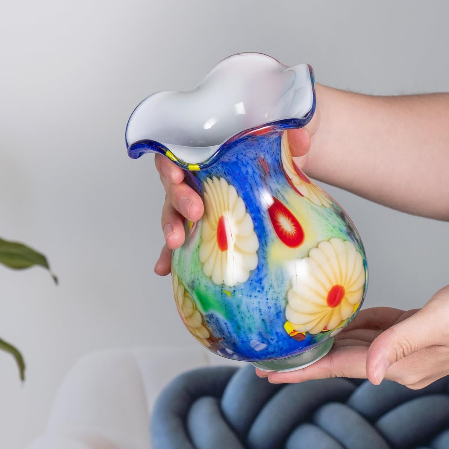 KAMMAK 8HPFH02081 glass vase detail image 4 in product description