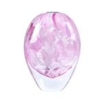 KAMMAK Colored Glass Vase, Beautiful Hand Blown Decorative Vase, Modern Art Vase for Flower Mantle Dining Table Centerpiece, Entryway Living Room Wedding Decoration, FH02141 KAMMAK 8HPFH02141 glass vase front view for product display