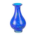 KAMMAK Colored Glass Vase, Beautiful Hand Blown Decorative Vase, Modern Art Vase for Flower Mantle Dining Table Centerpiece, Entryway Living Room Wedding Decoration, 8HPHL014