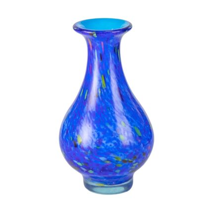 KAMMAK Colored Glass Vase, Beautiful Hand Blown Decorative Vase, Modern Art Vase for Flower Mantle Dining Table Centerpiece, Entryway Living Room Wedding Decoration, 8HPHL014