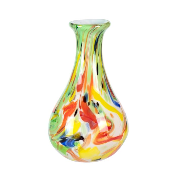 KAMMAK Colored Glass Vase, Beautiful Hand Blown Decorative Vase, Modern Art Vase for Flower Mantle Dining Table Centerpiece, Entryway Living Room Wedding Decoration, JG71 KAMMAK Colored Glass Vase, Beautiful Hand Blown Decorative Vase, Modern Art Vase for Flower Mantle Dining Table Centerpiece, Entryway Living Room Wedding Decoration, JG71