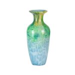 KAMMAK Colored Glass Vase, Beautiful Hand Blown Decorative Vase, Modern Art Vase for Flower Mantle Dining Table Centerpiece, Entryway Living Room Wedding Decoration, JG72