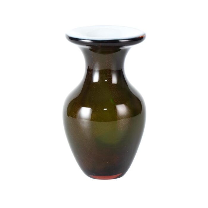 KAMMAK Colored Glass Vase, Beautiful Hand Blown Decorative Vase, Modern Art Vase for Flower Mantle Dining Table Centerpiece, Entryway Living Room Wedding Decoration, FH02015