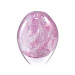 KAMMAK Colored Glass Vase, Beautiful Hand Blown Decorative Vase, Modern Art Vase for Flower Mantle Dining Table Centerpiece, Entryway Living Room Wedding Decoration, FH02019 KAMMAK 8HPFH02019 glass vase front view for product display