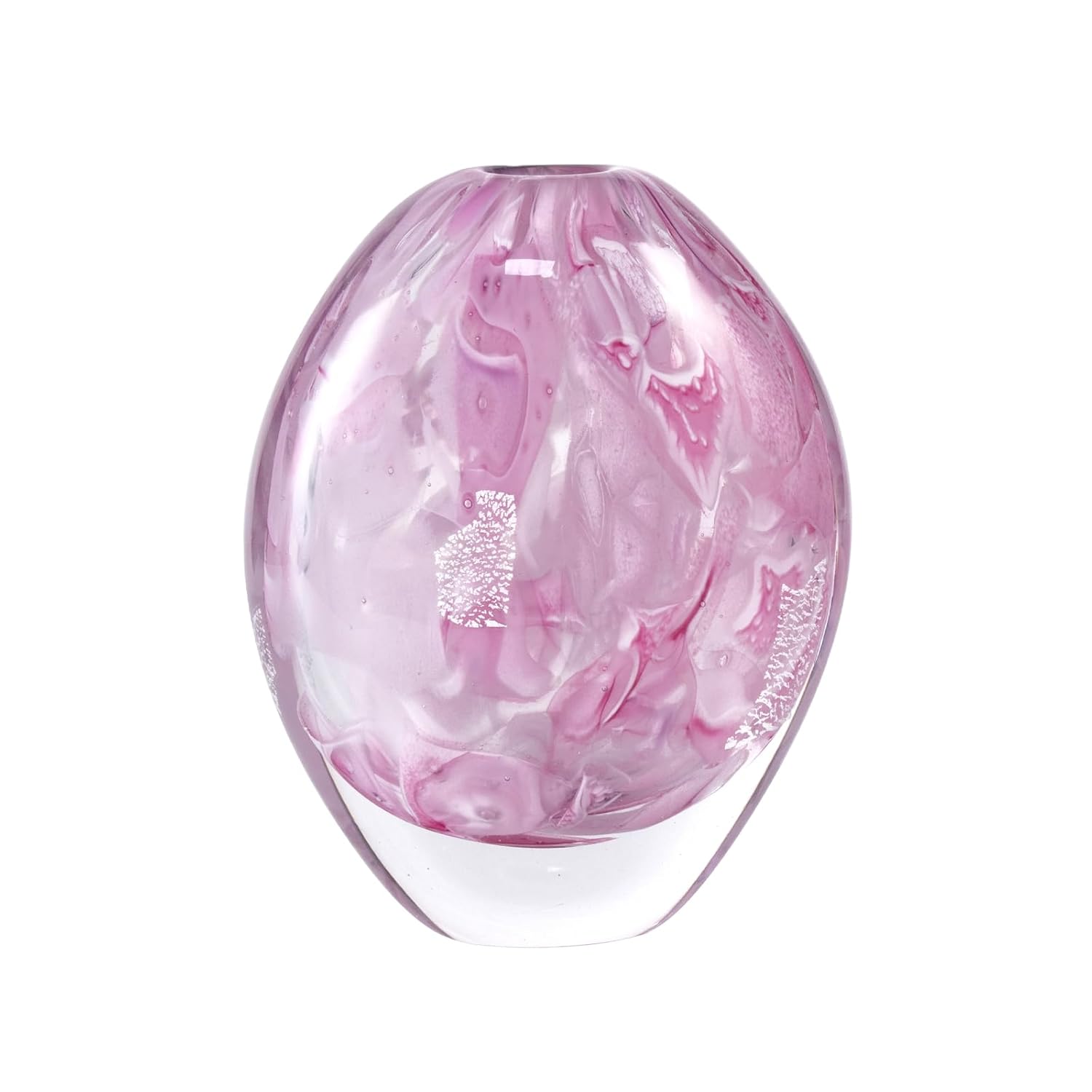 KAMMAK Colored Glass Vase, Beautiful Hand Blown Decorative Vase, Modern Art Vase for Flower Mantle Dining Table Centerpiece, Entryway Living Room Wedding Decoration, FH02019 KAMMAK 8HPFH02019 glass vase product card image