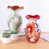 KAMMAK 8HPFH02017 glass vase styled on dining table image 5
