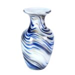 KAMMAK Colored Glass Vase, Beautiful Hand Blown Decorative Vase, Modern Art Vase for Flower Mantle Dining Table Centerpiece, Entryway Living Room Wedding Decoration, FH02084